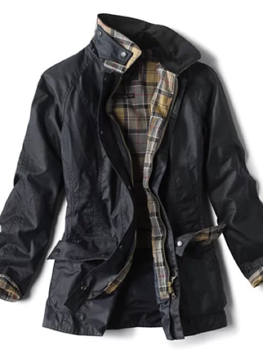 Barbour Beadnell Jacket, Navy, Size 4
